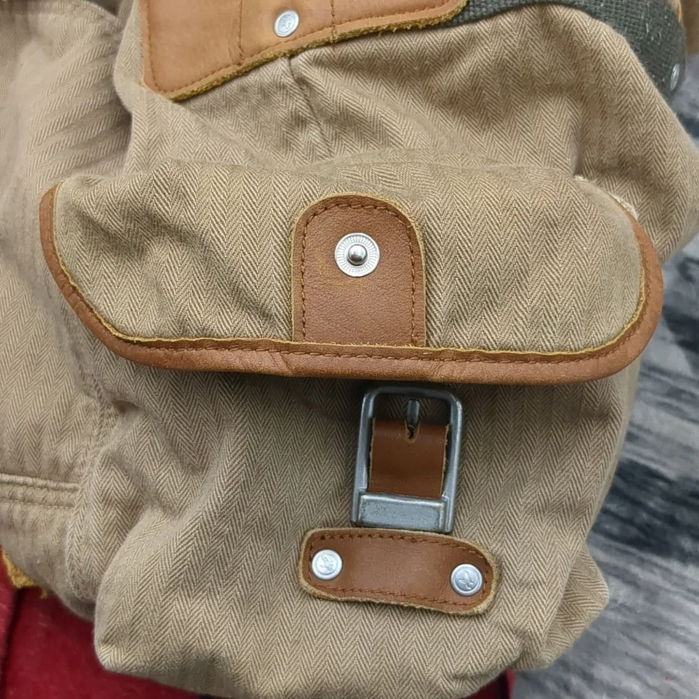 Aigle herringbone messenger bag